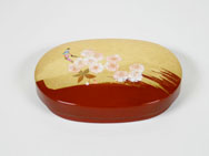 Gold-Leaf Oval Box