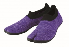 hitoe Zebra Purple - tabi shoes footwear 