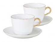 Gold Line Cup & Saucer (pair)