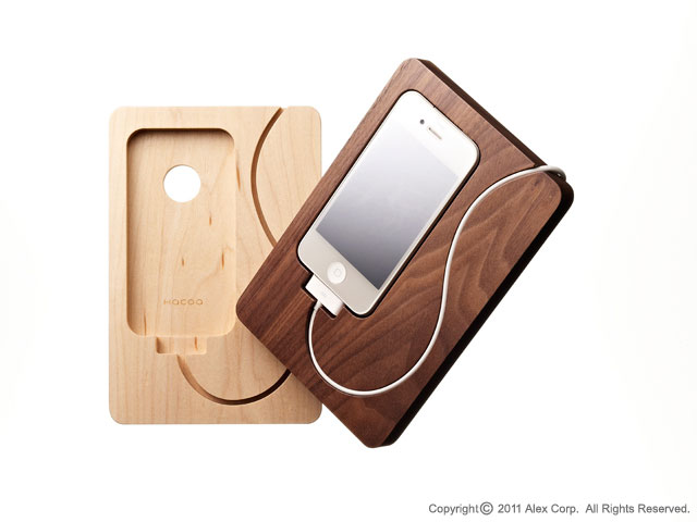 Wooden iPhone4/4s Dock