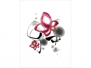 "Bonds" by Picturesque Japanese Flower Calligraphy