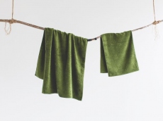 moss green 2 piece - luxury cotton towel 