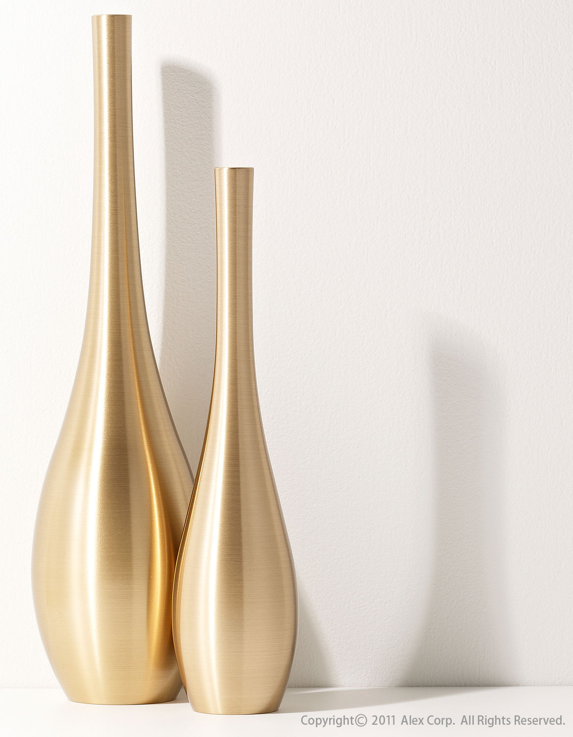 NOUSAKU Brass Flower Vase Sorori(Gold) Products ALEXCIOUS