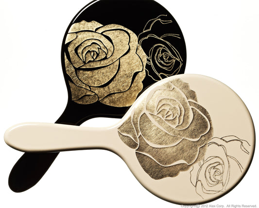 Hand-Mirror - gold leaf mirror