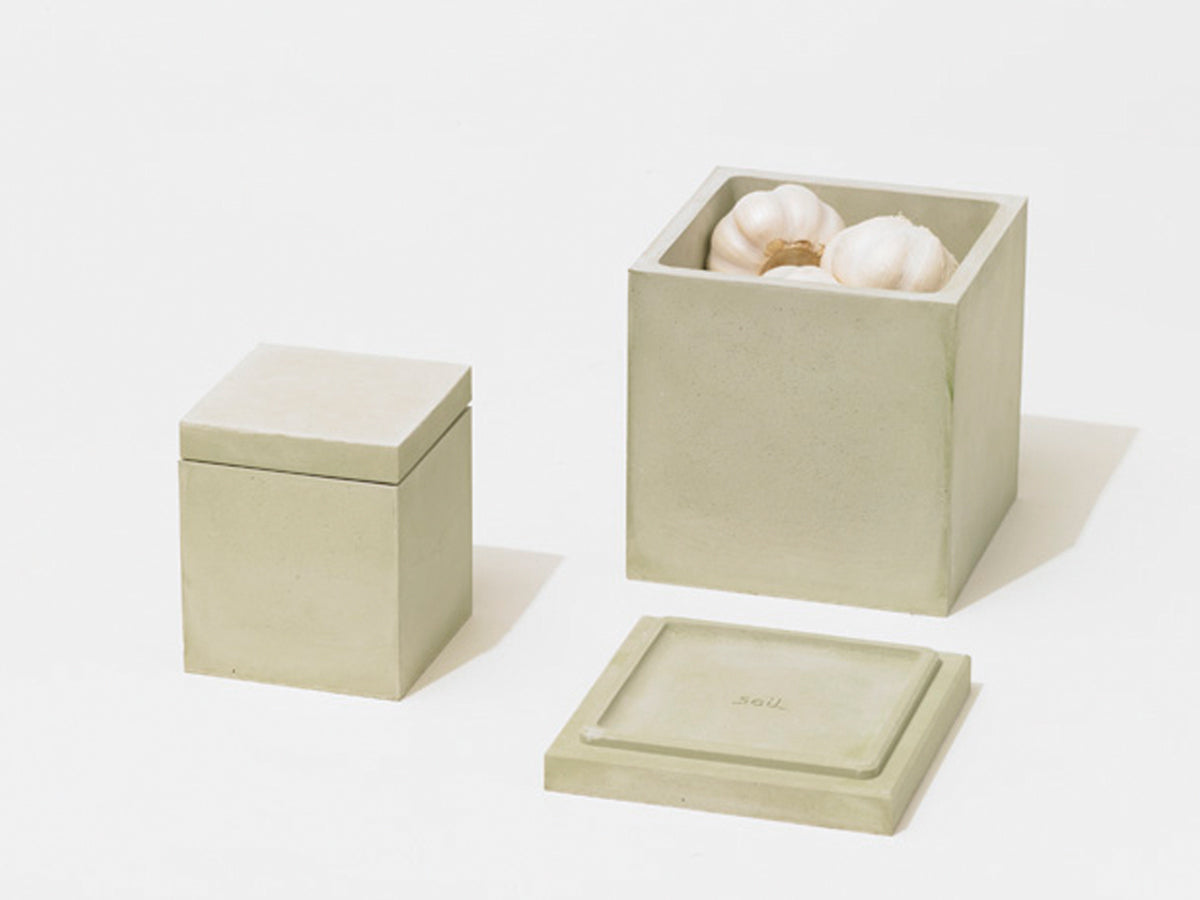 左: S Square Green / 右: M Square Green