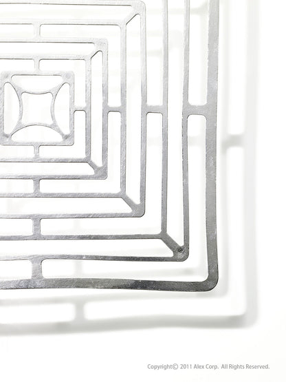 KAGO Square L - Pure Tin Basket