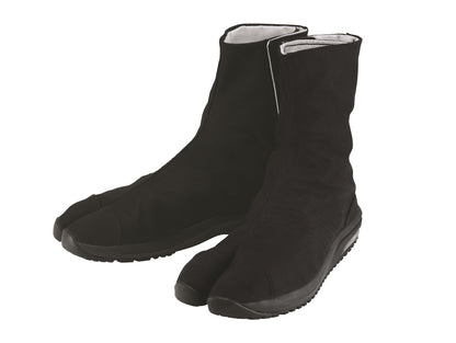 Air Jog V(five) Velcro Black - tabi shoes footwear