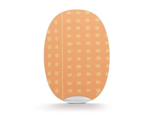 [Orange] New solano おもりで自立するうちわ