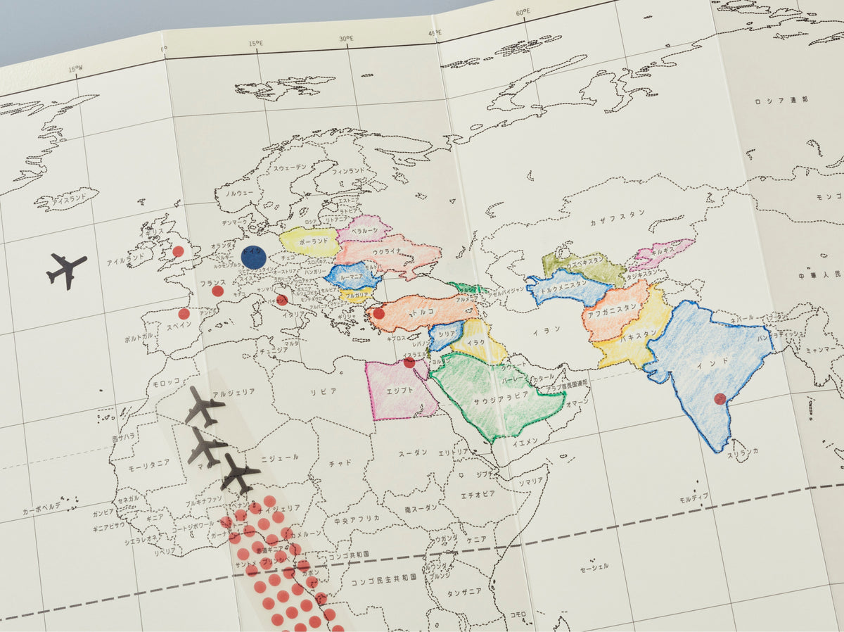 自立式世界地図