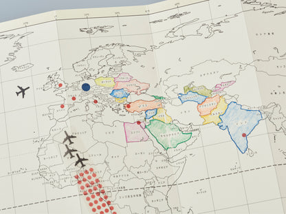 自立式世界地図
