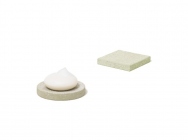 Soap Dish for Bath (Circle or Square) - Diatomaceous Earth