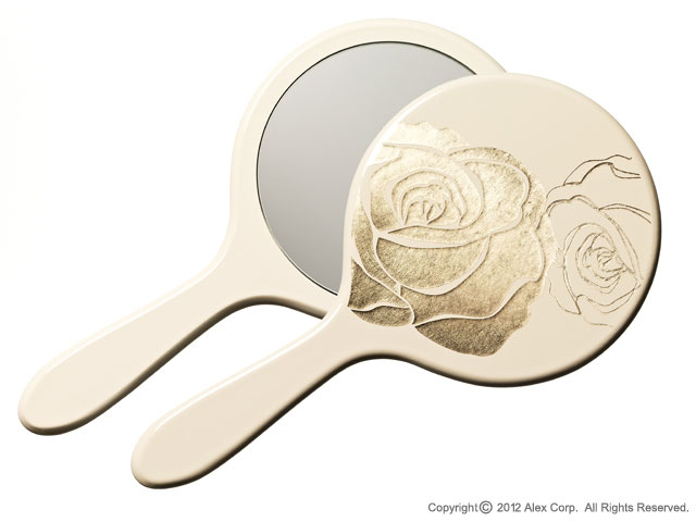 オフリールロゼ 手鏡 - 金箔 ハンドミラー | 商品から探す | ALEXCIOUS