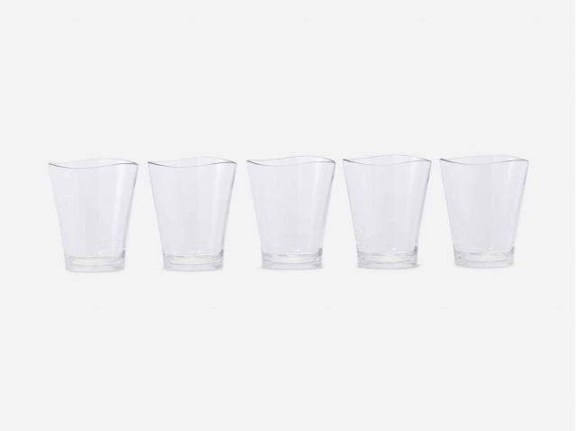 ゆらぎタンブラークリア 240ml 5個セット - 割れないコップ ゆらぎタンブラークリア 240ml 5個セット - 割れないコップ