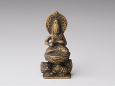 Monju Bodhisattva Statue 3 inch - Made in Japan