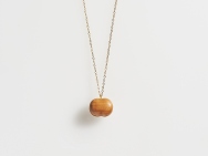 Apple Wood Necklace - GRAIN S