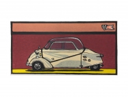 Messerschmitt Kabinenroller - wood-print art