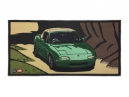 Mazda Miata - wood-print art