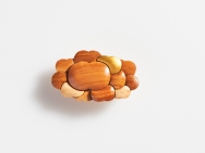 Apple Wood Barrette - GRAINS 2