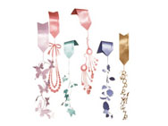 Bookmark Set - ribbon bookmark