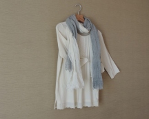 Shizuka, Kyoto charcoal dyeing stole