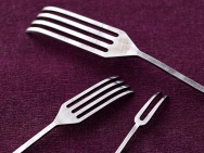 Forks crafted entirely by hand
