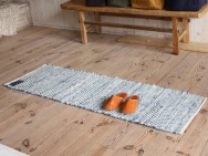 M Size / Washed Denim Mat - rug