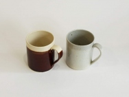 Edge Lined Mug Set of 4 - tableware / shigaraki pottery