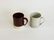 Bottom Lined Mug Set of 4 - tableware / shigaraki pottery