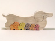 Wooden Puppy Puzzle