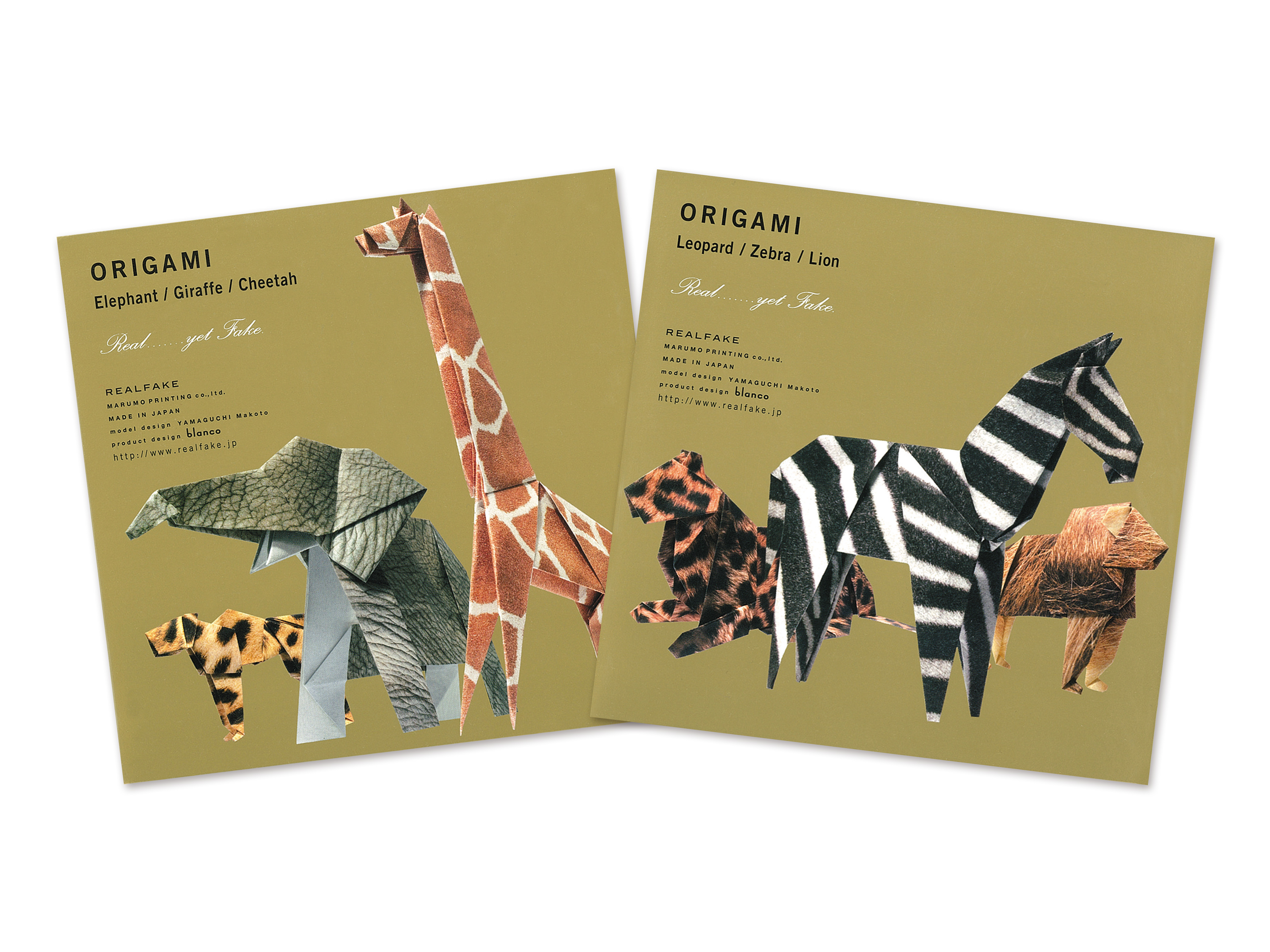 Realfake Savanna Series Origami Products Alexcious