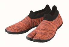 hitoe Zebra Orange - tabi shoes footwear 