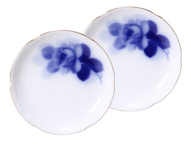 Blue Rose small plate Okura Art China | Products | ALEXCIOUS