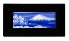 Porcelain Panel Painting - Sakura and Fuji