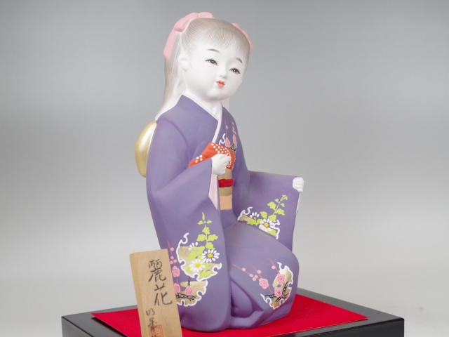 工芸品 Japanese Hakata Doll Rare Collectible VINTAGE JAPANESE PORCELAIN BISQUE GUMPS EXCLUSIVE HAKATA