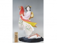 Hakata Doll "Kagami Jishi" (Yayoi)