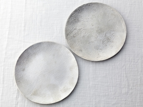 Pure tin round plate