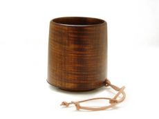 Urushi-lacquered Wooden Mug - tableware