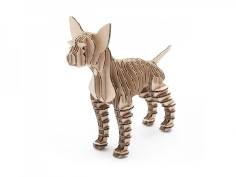 55pcs FLATS Laser Cut Cardboard Animals  - Chihuahua 104