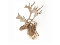 32pcs FLATS Laser Cut Cardboard Animals - Deer Head mini