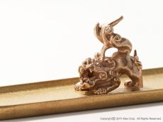 香の器　獅子セット　-青銅・真鍮-