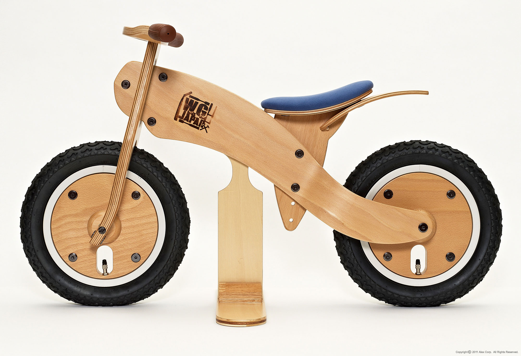 wooden bike without pedals