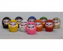 Mini Takasaki Daruma Set of 10　