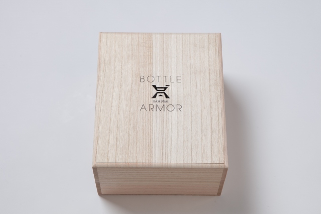 Masamune Date] BOTTLE ARMOR Mini Indigo for 750 ml - bottle