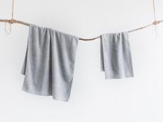 mist gray 2 piece - luxury cotton towel 