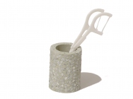 Toothbrush Stand mini set of 2 - Diatomaceous Earth 