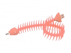 魚（ナ）コードUSBケーブル - スマホアクセサリー