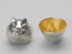 [Rabbit] “Eto” pure tin sake cup